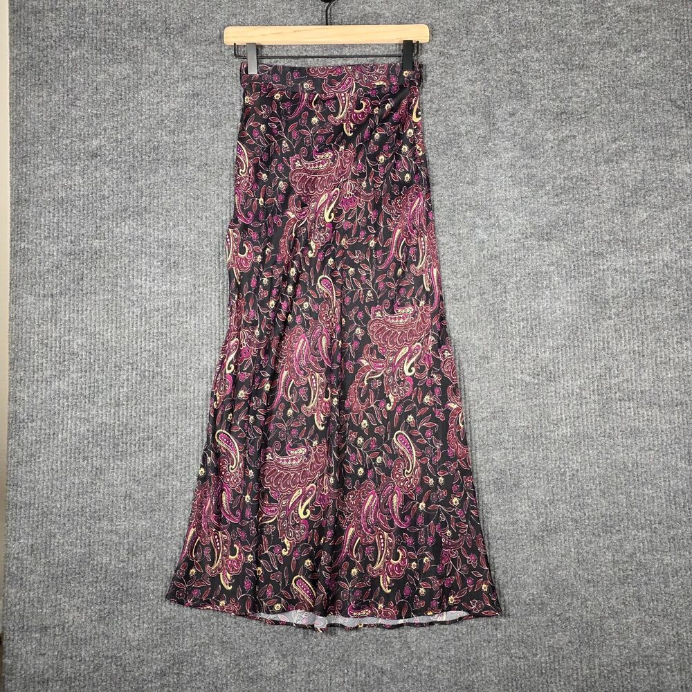 & Other Stories Paisley Midi Skirt A-Line High Waist USโ 2